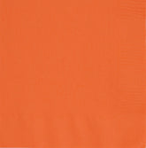 Pumpkin Orange Luncheon Size Paper Napkin 40ct